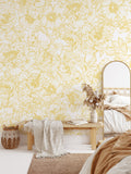 The Dutchess (Mustard) Wallpaper - The Ania Zwara Line from WALL BLUSH