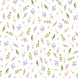 "Bliss Wallpaper pattern by Wall Blush with floral design, ideal for living room wall decor focus."
