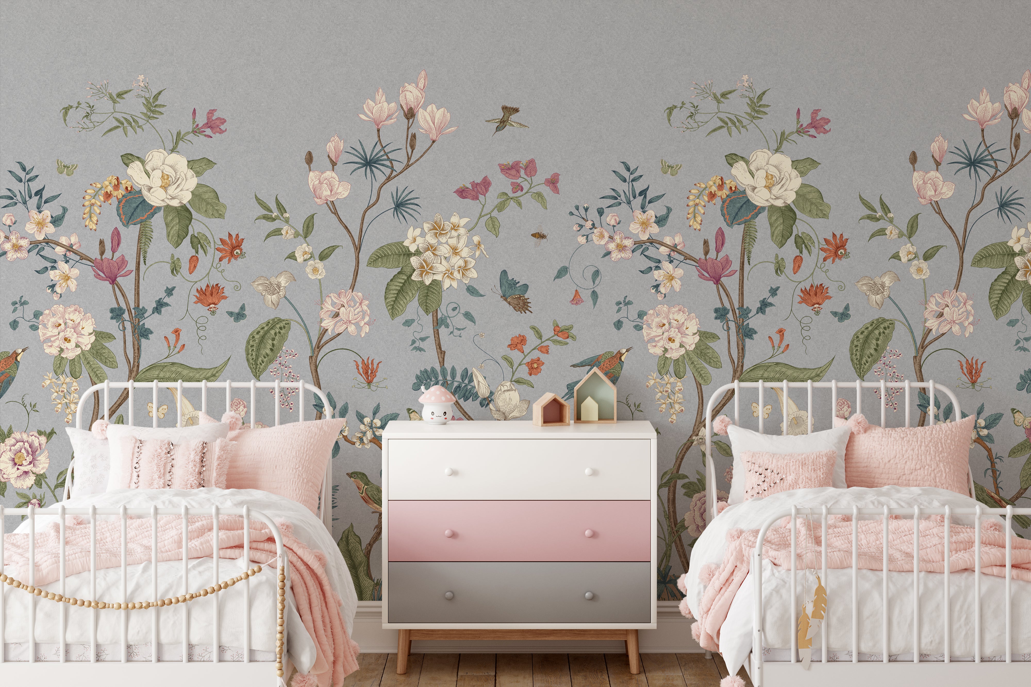 Garden Flowers Wallpaper - Wall Blush SG02 from WALL BLUSH