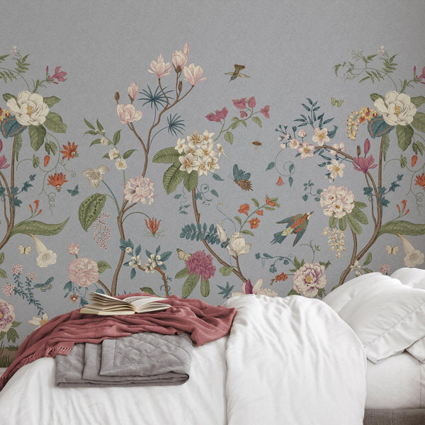 Giselle - Whimsical Garden Peel and Stick Wallpaper– WALL BLUSH