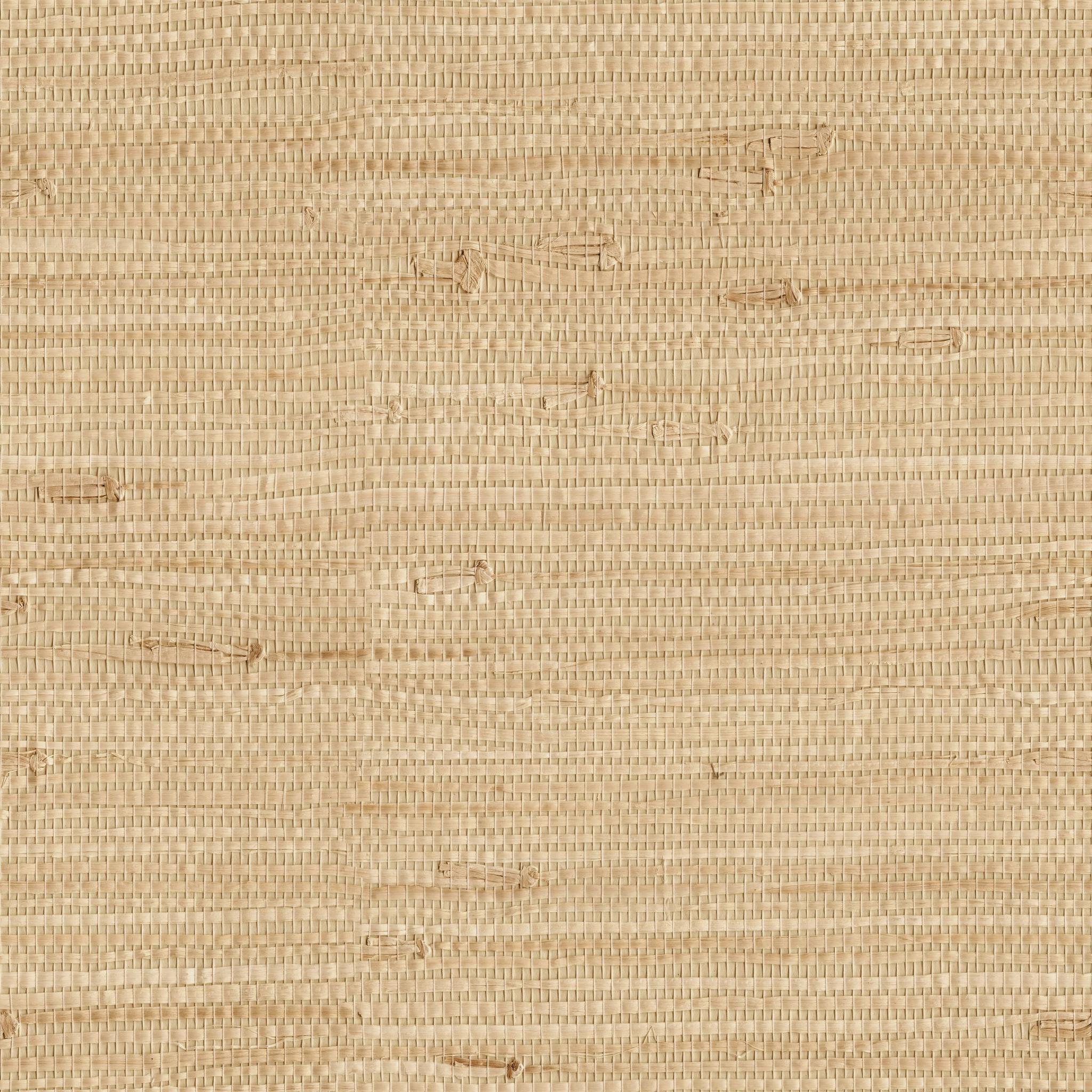 "Ida Wallpaper by Wall Blush in a neutral tan woven texture, ideal for a cozy living room accent wall."