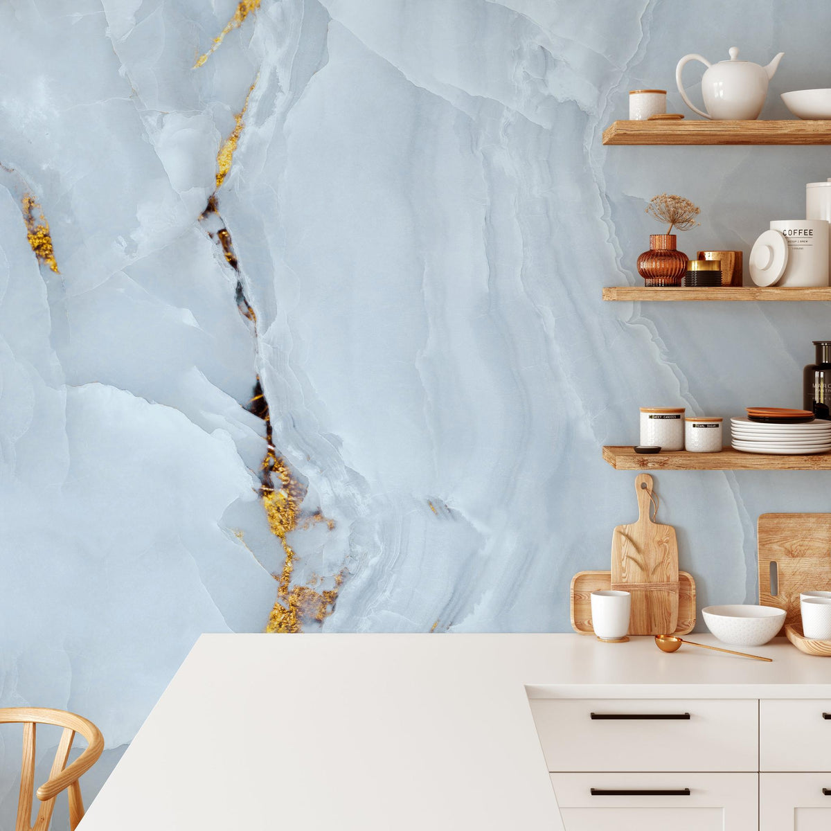 Lux - Large Format Geode Mural Peel and Stick Wallpaper