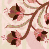 "Close-up of Wall Blush's Vivian Wallpaper with floral pattern adding elegance to a living room space."