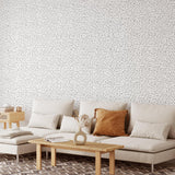 Stylish The MB Line period wallpaper in a modern living room with chic neutral decor.

