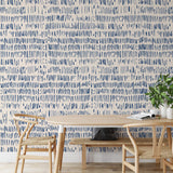 "Wall Blush Tally Wallpaper in modern home office, focus on stylish wall decor"

(With this alt text, I've included the product title "Tally Wallpaper," brand "Wall Blush," and the type of room, which seems to be a modern home office. The focus is placed on the wallpaper itself as the subject of decor.)
