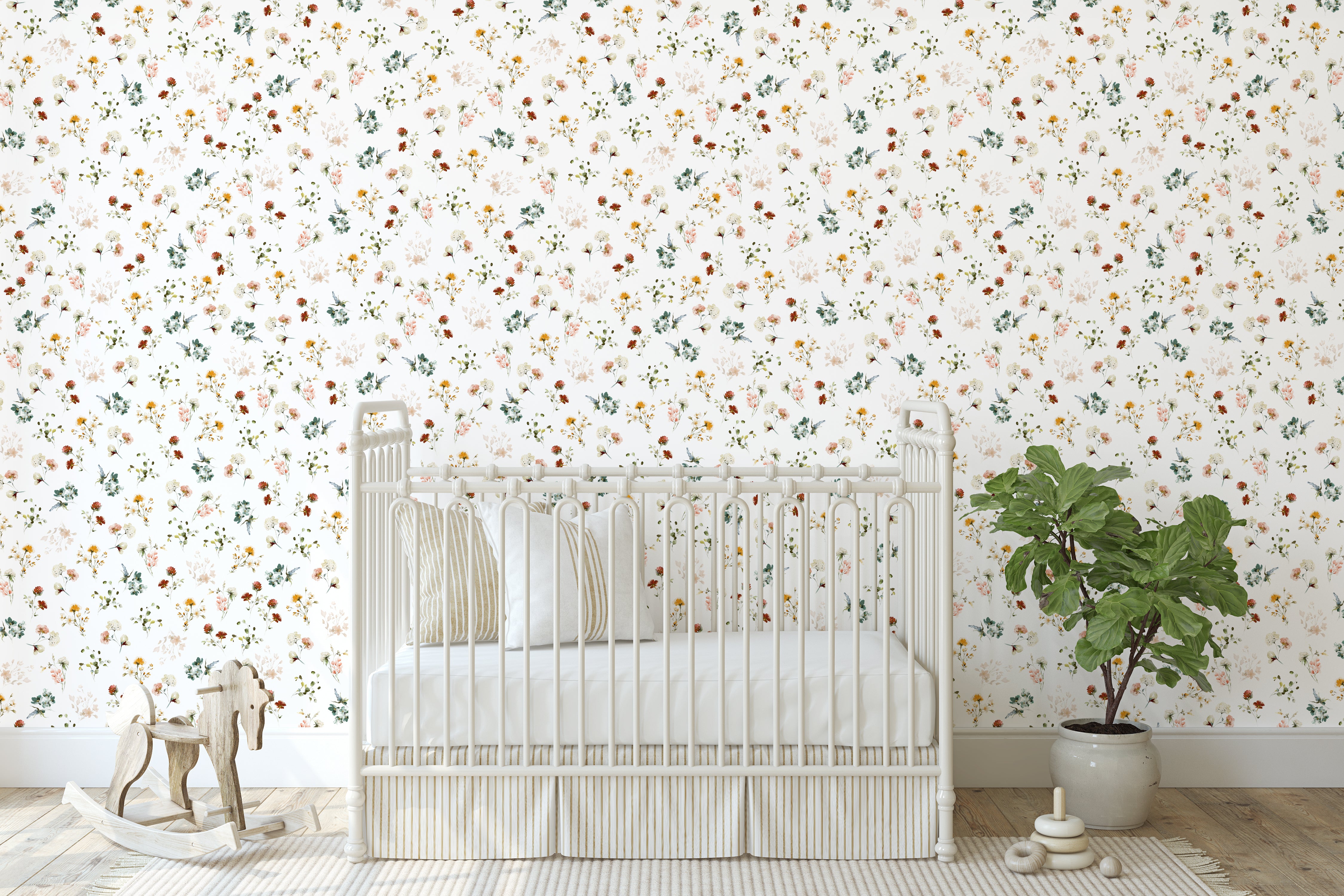 Wildflower Wallpaper - Wall Blush SG02 from WALL BLUSH